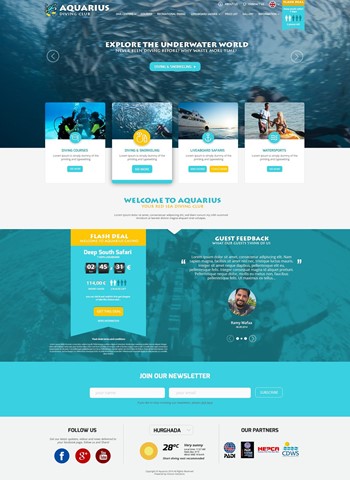Aquarius Red Sea Website